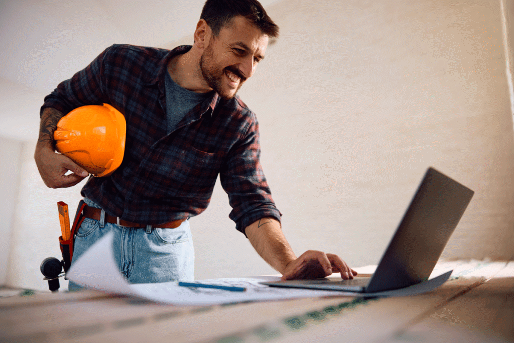 Facebook-Advertising-2 - Home Builder Marketers Local home builder launching Belleville Facebook advertising campaign on laptop