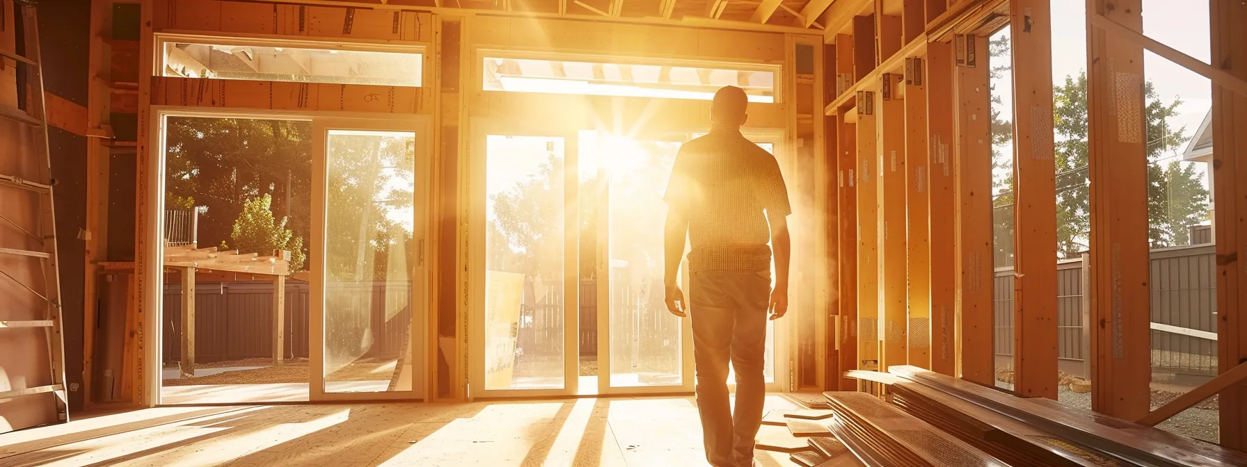 a construction brand's ad campaign targeting young homeowners, featuring engaging visuals and persuasive copy, displayed on various social media platforms.