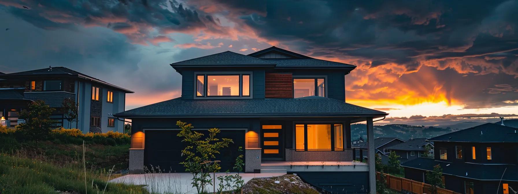 a sleek and modern instagram profile with a striking profile picture reflecting a home builder's brand identity.