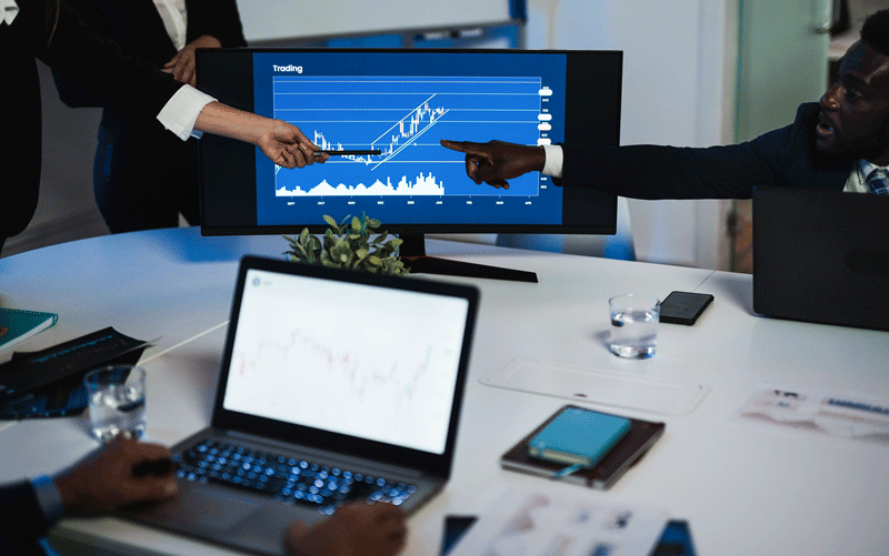 Contractor reviewing Kelowna Facebook advertising performance on desktop dashboard