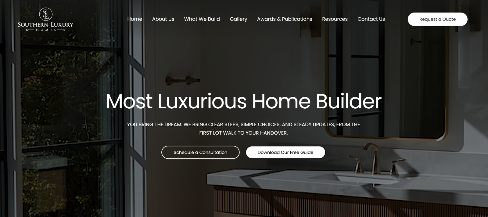 Southern Luxury website
