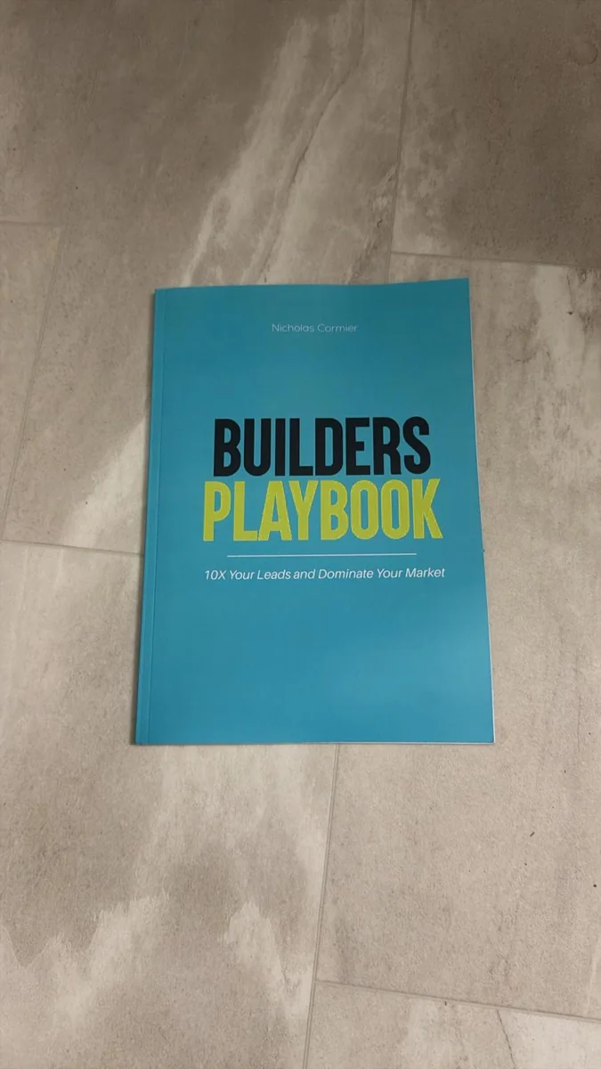 Builders Playbook by Nicholas Cormier
