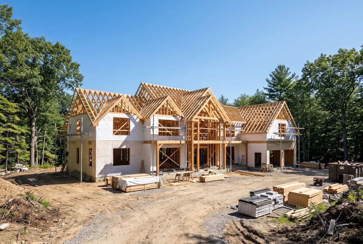 How Much Do Facebook and Instagram Ads Cost for Home Builders? 1 a large custom home under construction